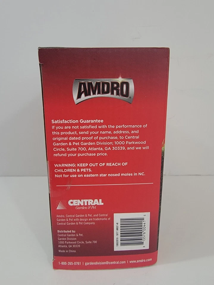 Trampa túnel AMDRO Mole & Gopher libre de químicos y reutilizable Foto 3 de 4