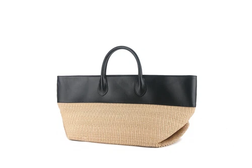 Bolso de Mano Vaca Vaca Vaca Vaca con Rafia, Cercanías Gran Capacidad para Mujer - Imagen 17 de 18