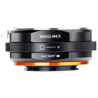 K&F Concept adapter Pro for Nikon G lens to Micro 4/3 MFT G3 OM-D E-M10 BMPCC