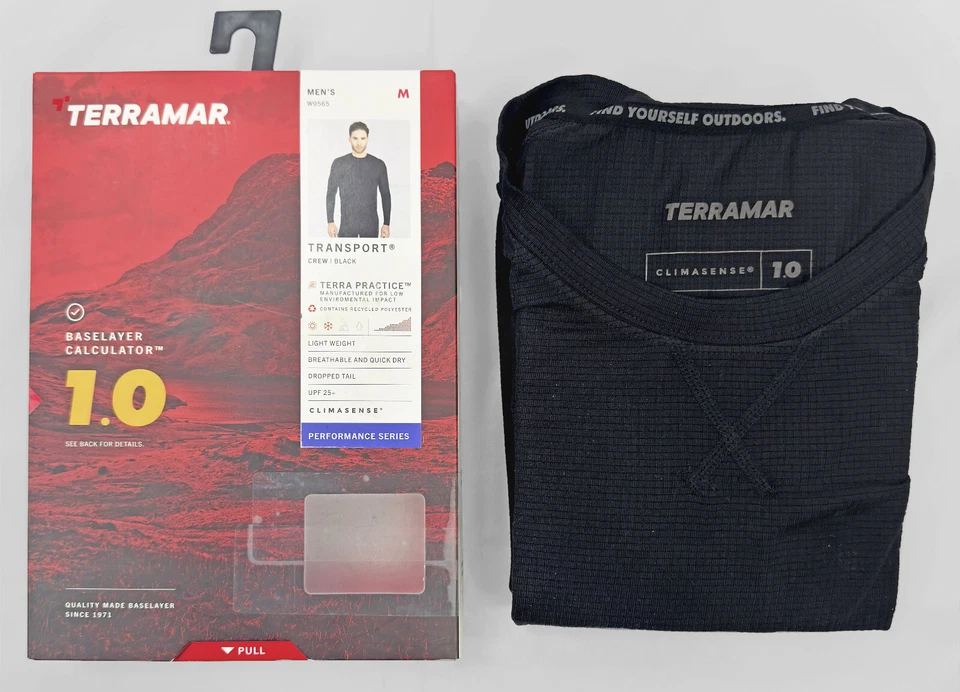 Pullover Terramar 1.0 Transport ligero térmico doble capa base para hombre mediano Foto 2 de 4