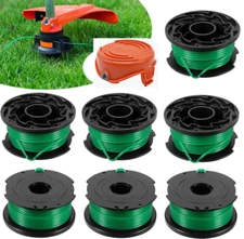 7Pack+1Cap For Black & Decker GH3000 SF-080 Grass Trimmer Replacement Spool Line