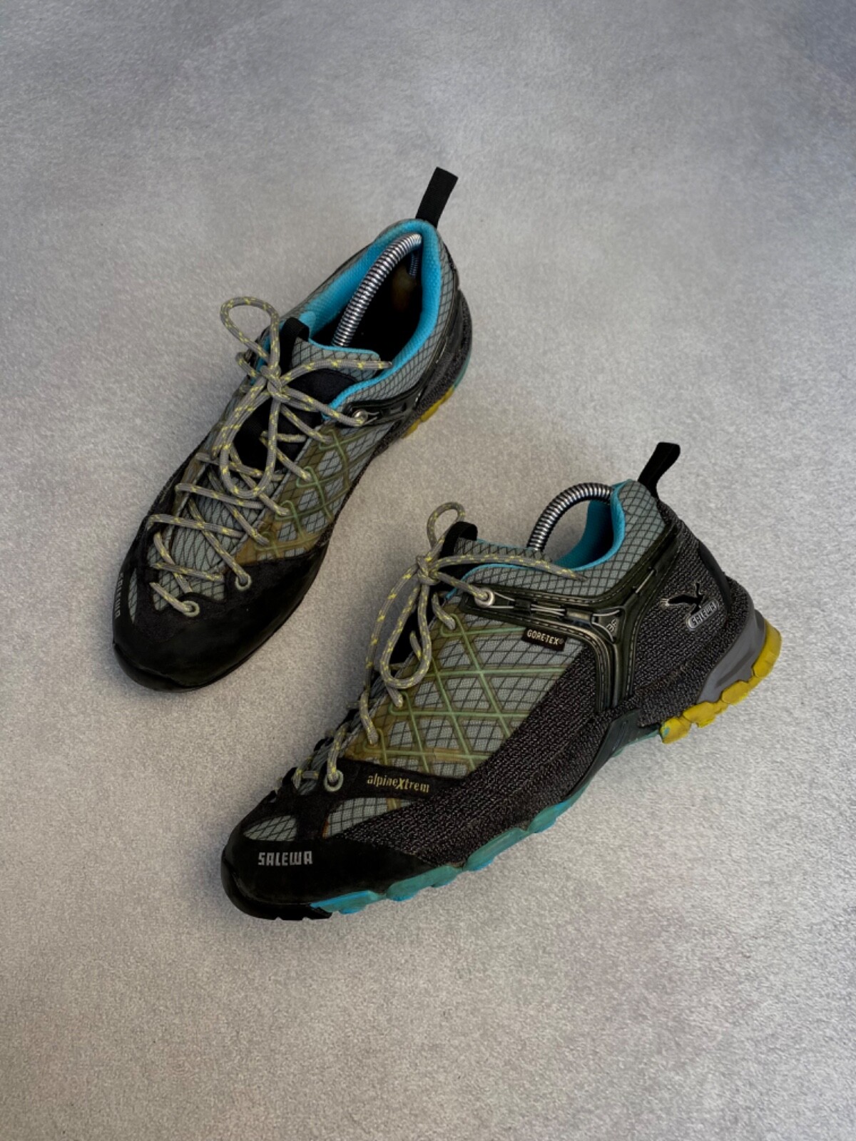 Zapatos de senderismo Salewa Gore-Tex vintage para hombre trekking al aire libre US8