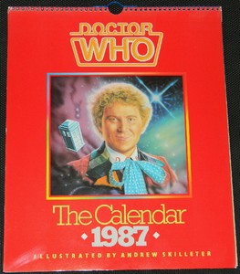 The Official Doctor Who 1987 Wall Calendar British New Unused Ebay ebay