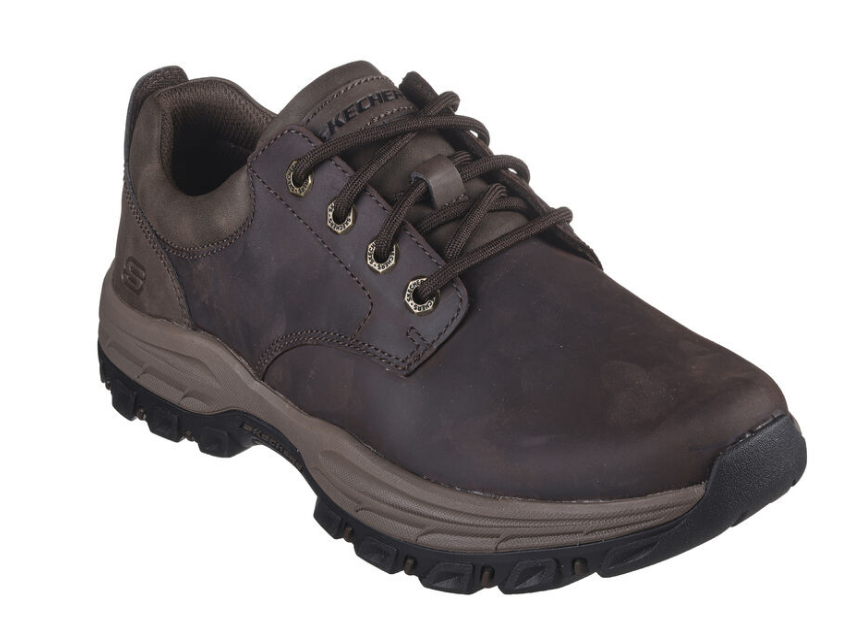 SKECHERS MEN'S CASUAL LACEUP SHOES Relaxed Fit Knowlson Leland M WID