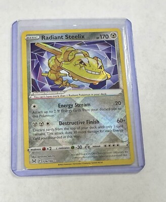 Pokemon - Radiant Steelix - 124/196 - SWSH Lost Origin - Holo Card | eBay