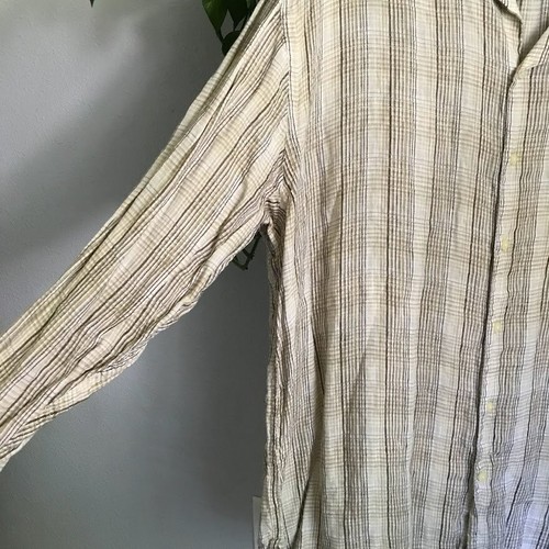 Gr. XXL Tommy Bahama 100% Leinen Langarm Herren Knopfleiste - Bild 9 von 9