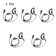 5pcs Mic headphone Walkie Talkie Earpiece headset for UV-5R UV-5RE UV-6R BF-888S