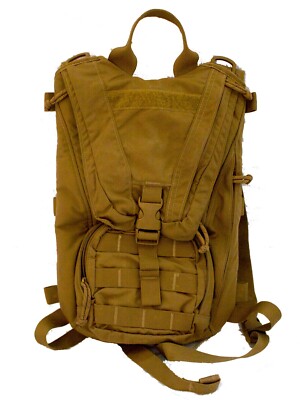 USMC Issue Coyote FILBE HYDRATION PACK Carrier Backpack (No Bladder) GC ...