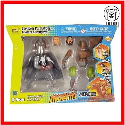 Morphs Mittelalter Kreuzzug Mittelalter Ritter Soldat Set Wild Republic Gebäude 3+