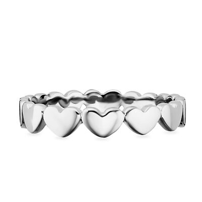 cai love Ring 925 Sterling Silber rhodiniert Herzen geschlossen Together Forever