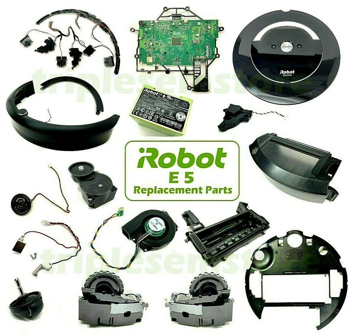 Parti di ricambio aspirapolvere collegati in WiFi originali iRobot Roomba E5