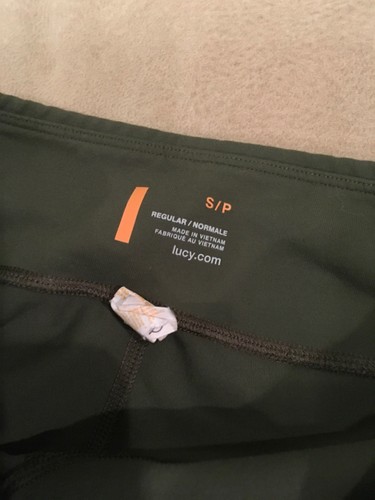 Lucy Active Pantalone Piccolo Verde Corsa Passeggiata Yoga Abbigliamento Difetto - Foto 5 di 6