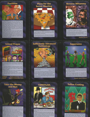 Assassins 50 Common Set ILLUMINATI INWO Card Game 'Enough is