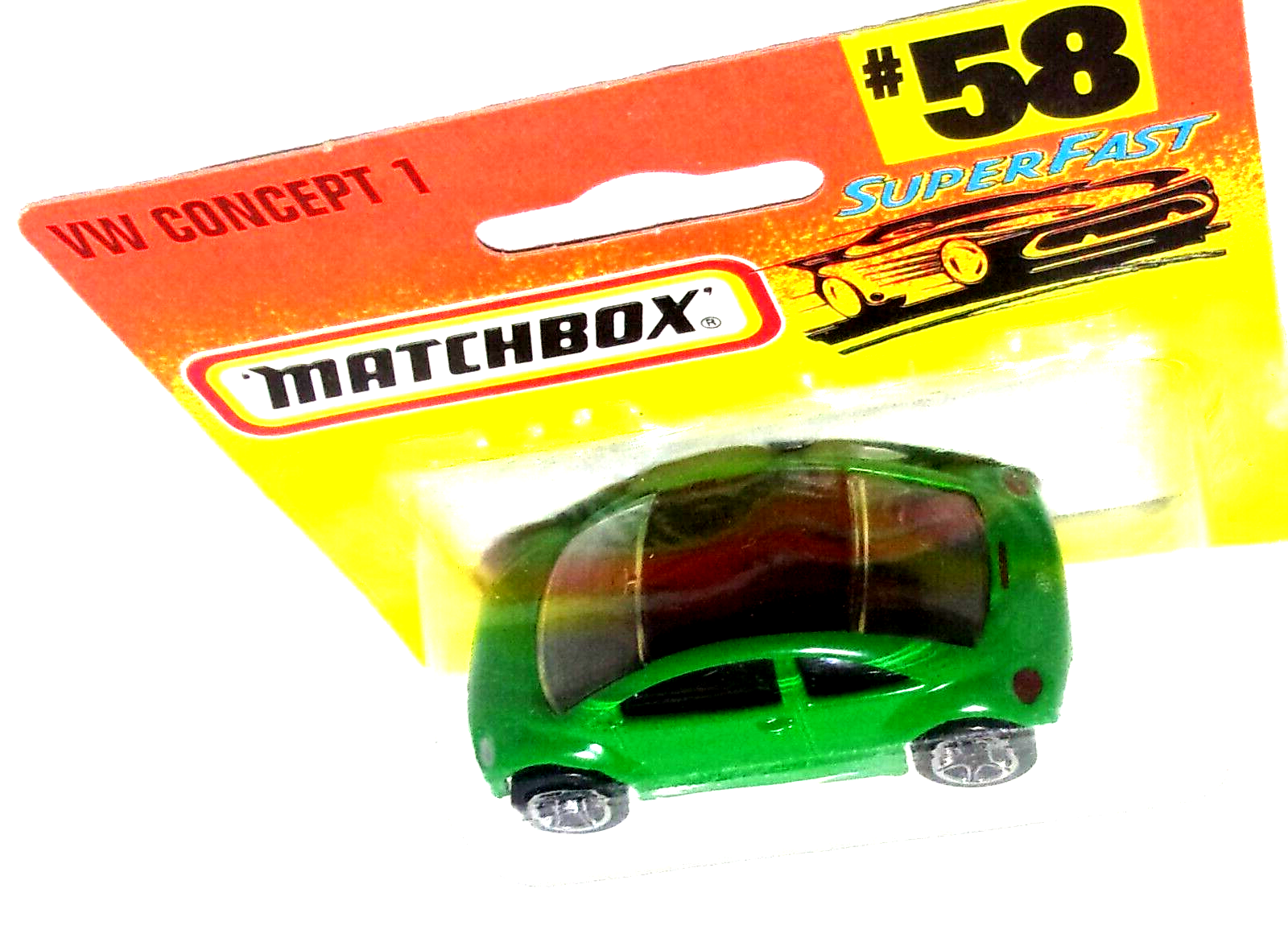 FILA KKar Matchbox 1996 ROW Short BP MB58 VW Concept 1 Verde