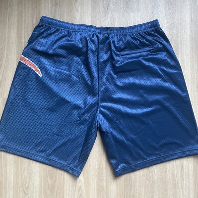 Supreme Big Script Mesh Shorts Navy - XL - Brand New with tags