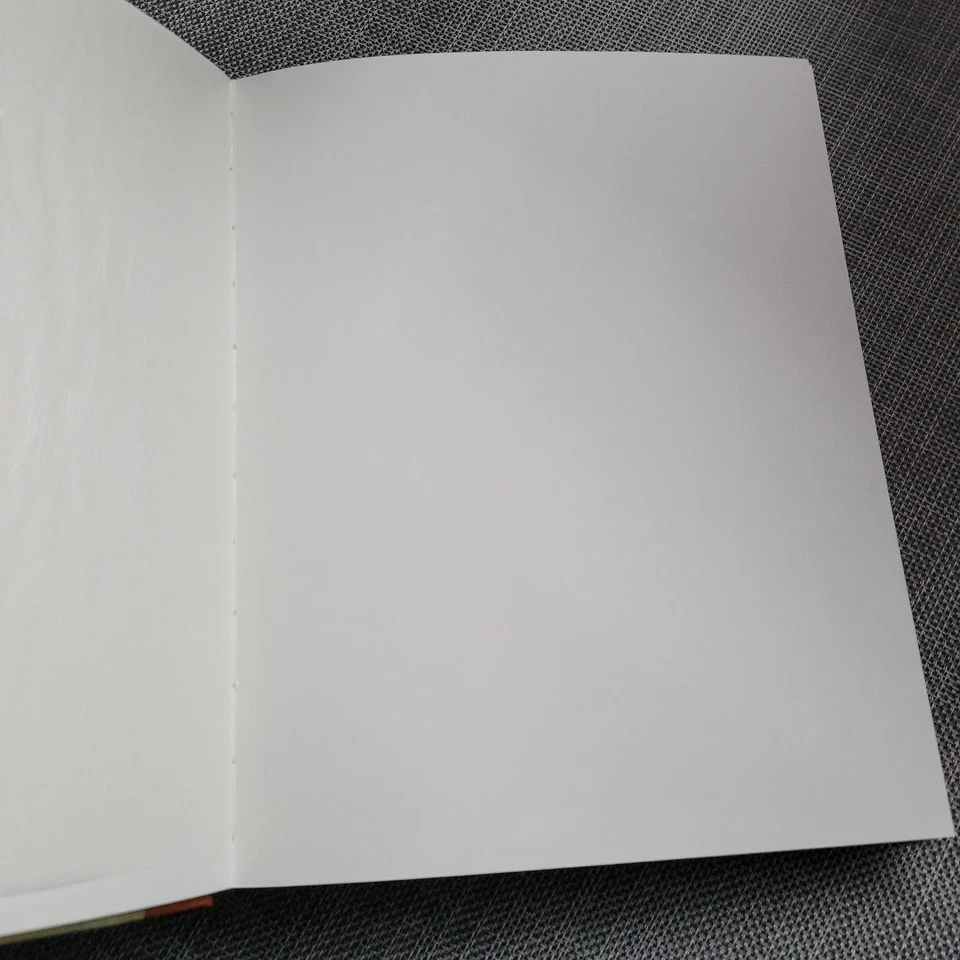 Álbum de fotos grande original de cuero genuino auténtico hecho a mano de colección 10x12 pulgadas Foto 3 de 4