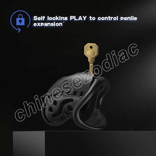 Intelligence Male Chastity Cage Plastic Lock Urethra Blockage Remote Control - Picture 15 of 26
