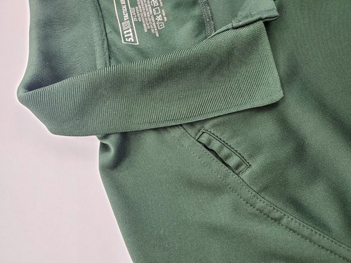 5.11 Tactical Polo Shirt Green 71049 Performance S/S Utility Pockets Menâs 2XL | eBay