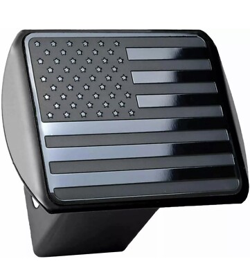 God Bless America Flag Trailer Hitch Cover - 3D Domed Design For 2-Inch Receivers