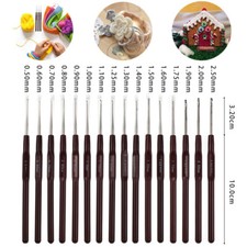 1PC 0.5mm-2.5mm Knitting Needles Small Lace Hooks For Knitting DIY Needles