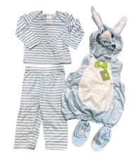 0-6M Infant Plush Bunny Costume Blue - Spritz