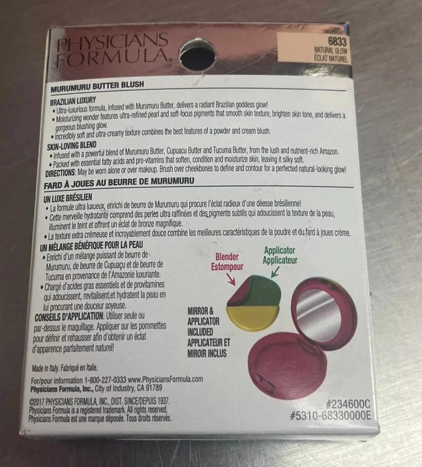 Physicians Formula Murumuru Brazilian Butter Blush - #6833 NATURAL GLOW NIB - Image 3 of 3