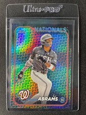 2024 Topps CJ Abrams Holiday Base Variation RETAIL 1:2 #37 Nationals!!!