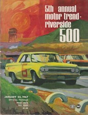 Riverside 500 Stock Auto Programma Corsa su Strada Riverside Raceway 22 Gennaio 1967