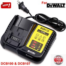 DCB112 Fast Charger FOR Dewalt 12V 20V Max Li-ion Battery Fit DCB200 DCB206