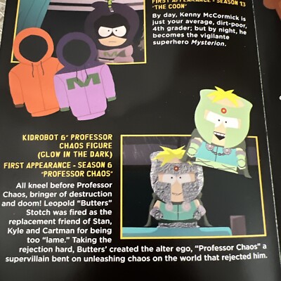 サウスパーク　South park バターズ(プロフェッサーカオス) フィギュア Amazon.com: South Park Professor Chaos Designer Vinyl Figure