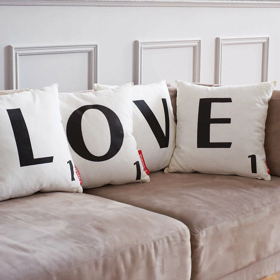 Alphabet cushion covers cheap