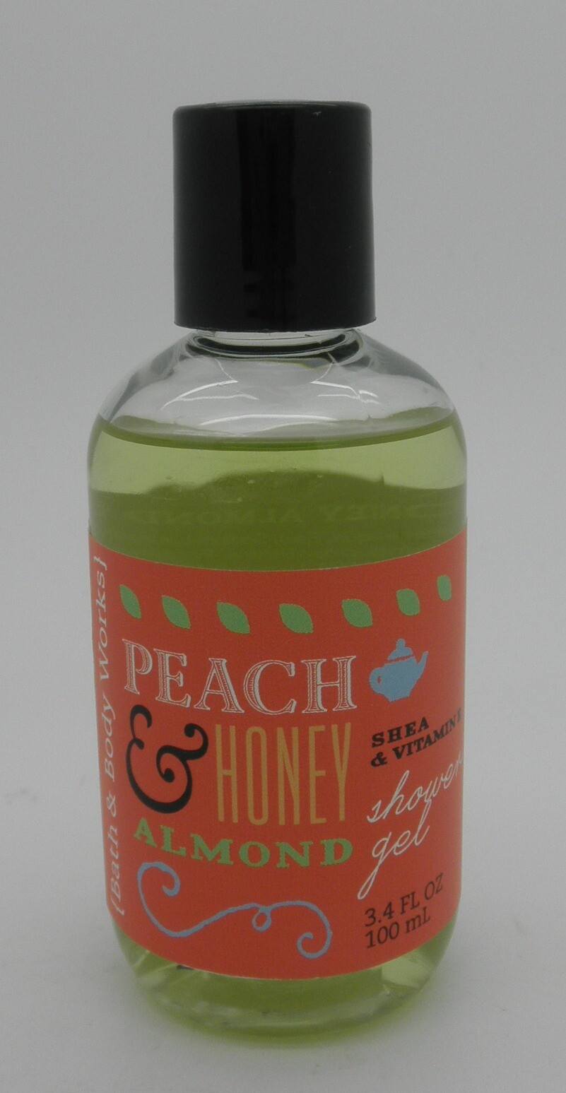 Bath & Body Works PEACH & HONEY ALMOND Shower Gel TRAVEL SIZE 3.4 oz eBay