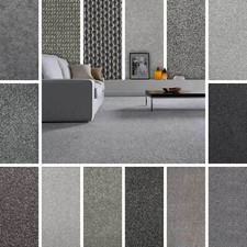 Samples - Grey Loop, Twist & Saxony Pile Carpets