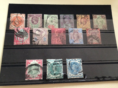 Timbres d'occasion Reine Victoria Grande Bretagne 1887 Jubilé A18892