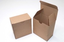 Bundle of 25 Kraft Tuck Top Paperboard Gift Box - 4.75 wide x 5 tall x 2.75 deep