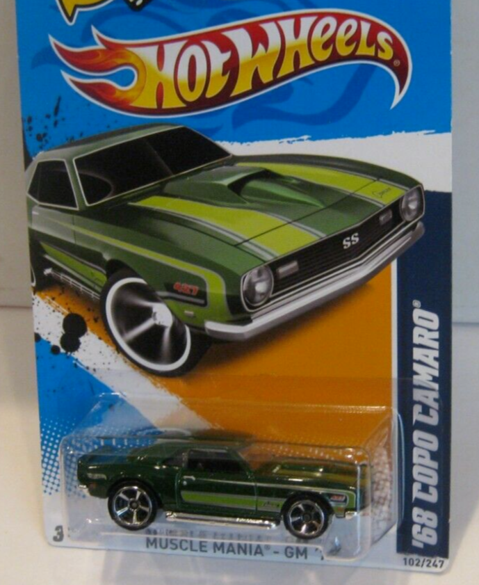 HOT WHEELS MUSCLE MANIA ~ '68 COPO CAMARO ~ MOC ~ | eBay