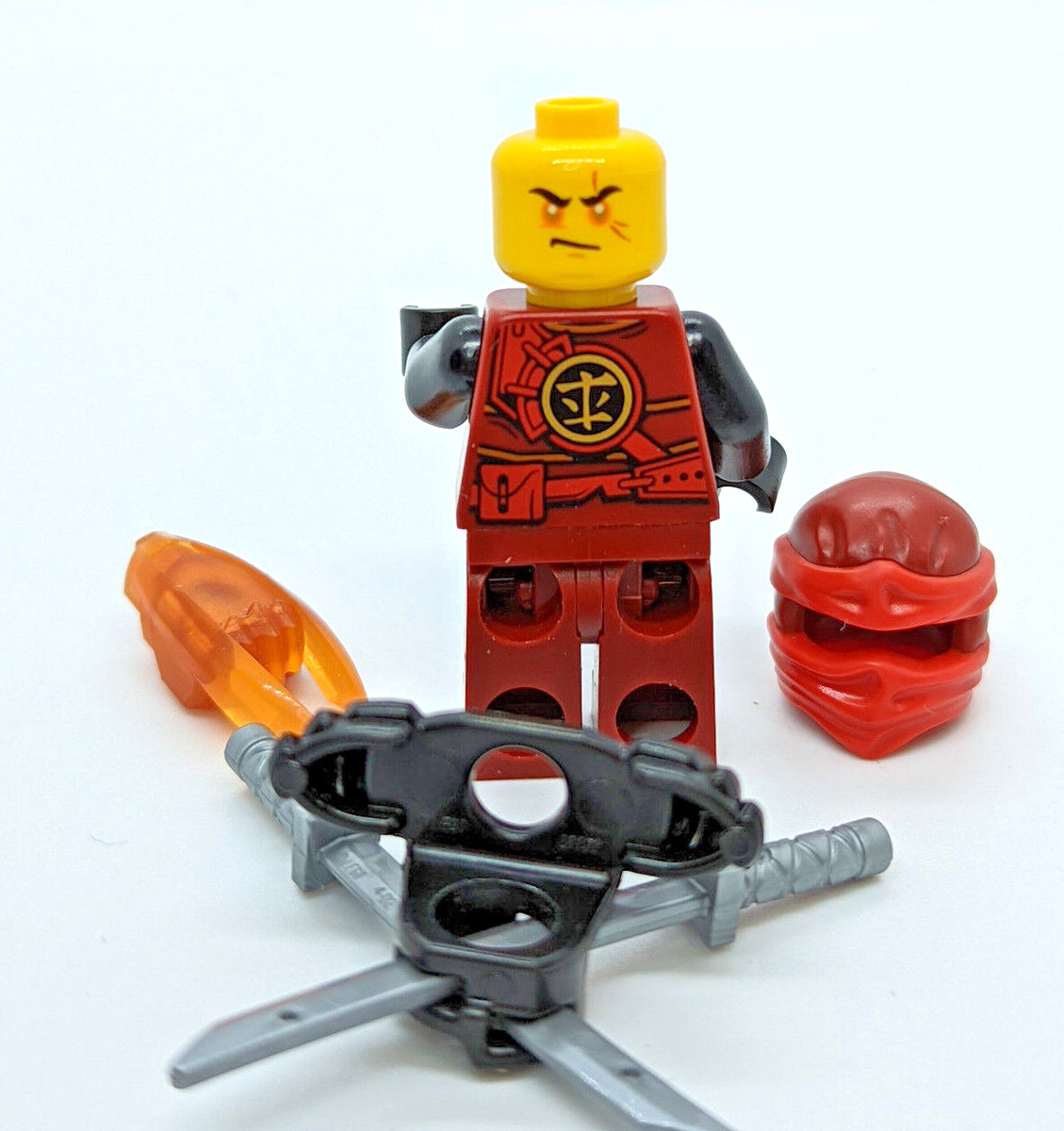 LEGO Ninjago Minifigure: Kai w/ Copper Time Blade (njo277 LEGO Ninjago Minifigure: Kai w/ Copper Time Blade (njo277