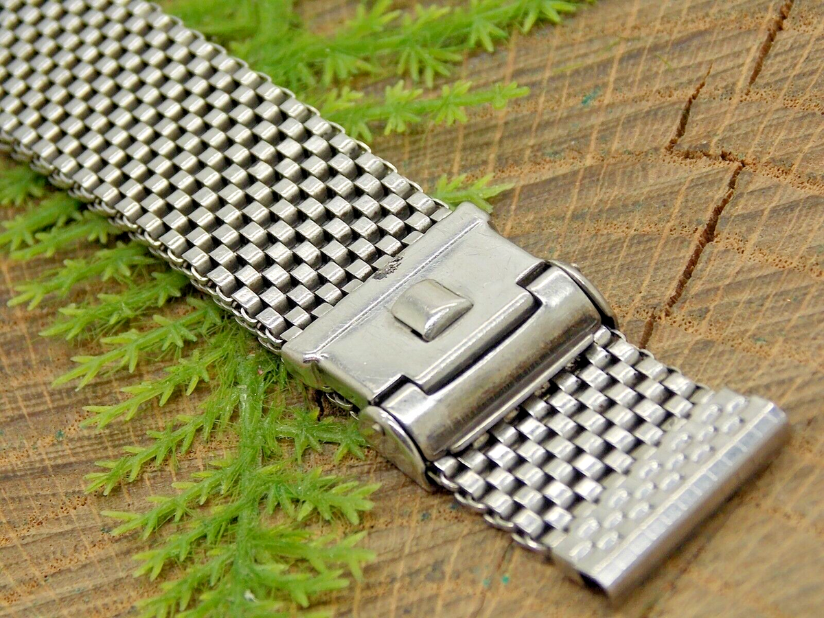 Original JB Champion 1960s Stainless Mesh NASA 16mm Vintage Watch