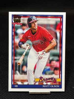 2026 Topps Series 1  MATT OLSON  1991 Topps  #T91-53