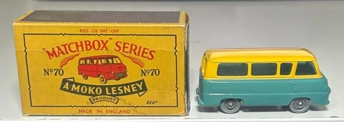 Matchbox Lesney #70 Yellow/Green Thames Estate Car With Box