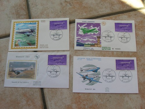 FRANKREICH LOT UMSCHLAG 1. TAG LUFTFAHRT 1986 (E469)