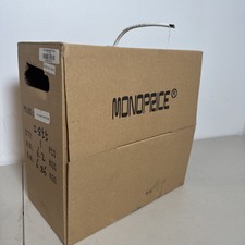 Monoprice Speaker Wire, CL2 Rated, 4-Conductor, 16AWG, 250ft, White