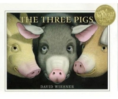 Three Pigs : A Caldecott Award Winner by David Wiesner (2001, Library Binding)