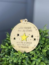 Good Friends Are Like Stars Holiday Christmas Ornament