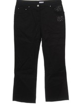 MARIA BELLESI High-Waist Hose Damen Hose Gr. DE 38 schwarz Casual-Look