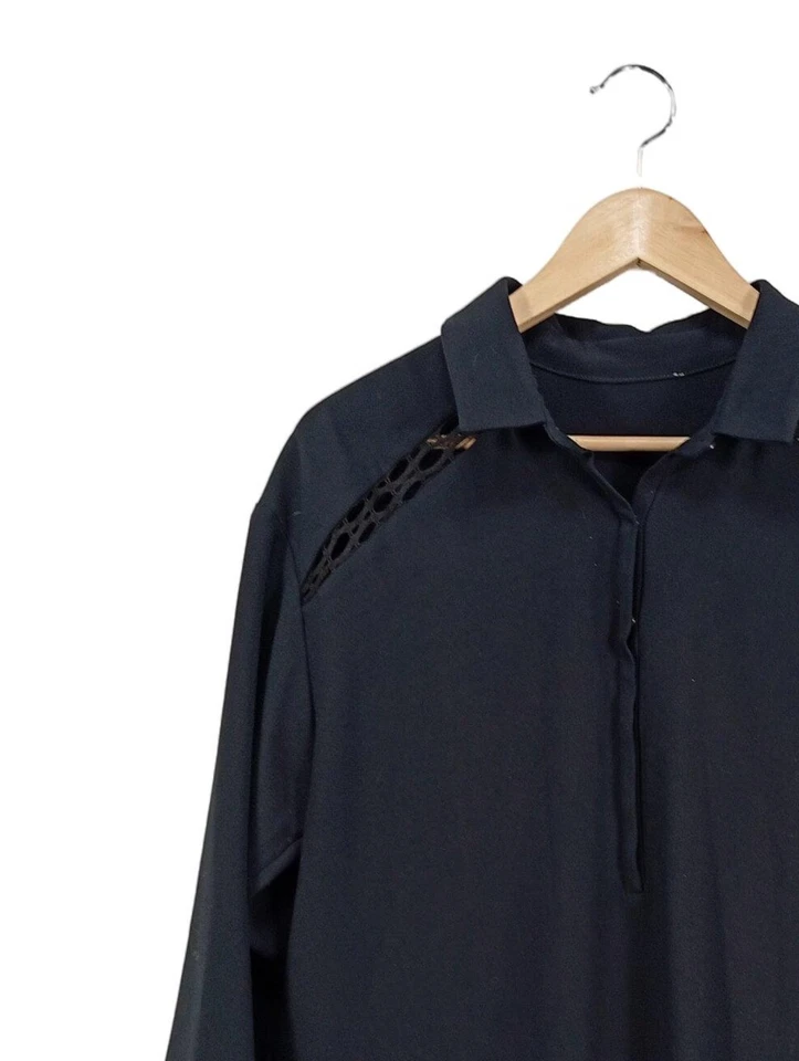 IRO Vestido tipo túnica Mujeres Vestido Talla EU 38 azul look casual - Imagen 3 de 4