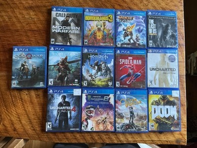 Lot Of PS4 Video games 13 Games Total. Spider-Man, Don, COD, Outer Worlds, God  