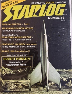 1976 Starlog Magazine 1st Ever Star Wars Mention! RARE!    