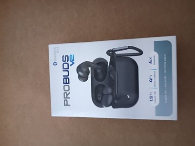 Bluedio PROBUDS V2 Bluetooth Wireless In-Ear Earbuds Double Black Charging Case