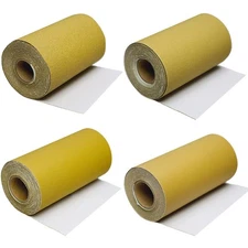 Total 20 Yards Long 4-1/2" Wide PSA Continuous Roll Set - 80 120 220 320 Grit...